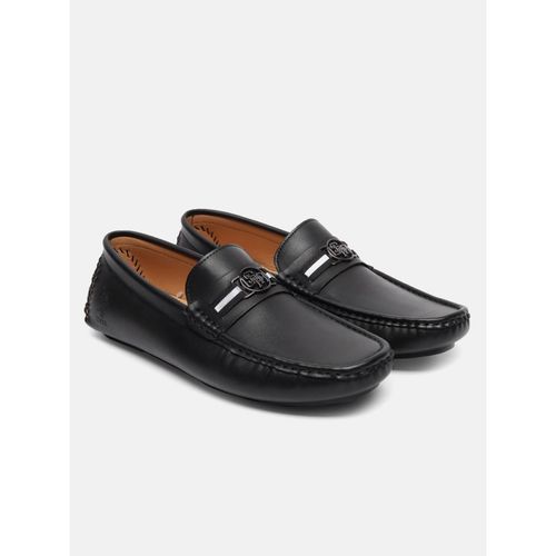 POLO Fritof Men's Casual Solid Black Driving Shoes