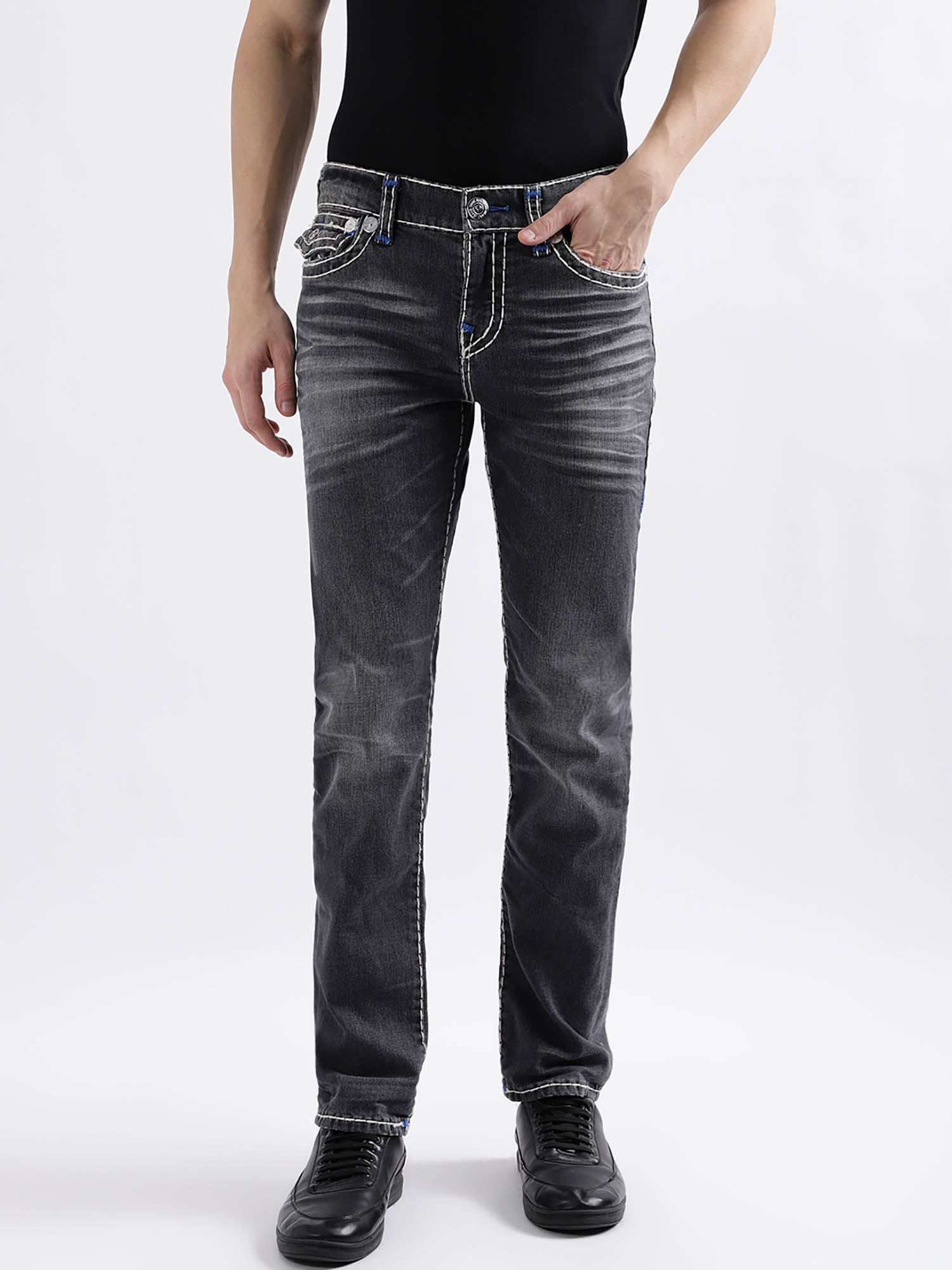 Buy True Religion Men Faded Skinny Fit Jeans (29) Online