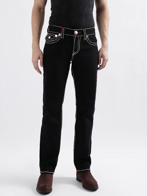 Buy True Religion Men Solid Straight Fit Jeans (29) Online