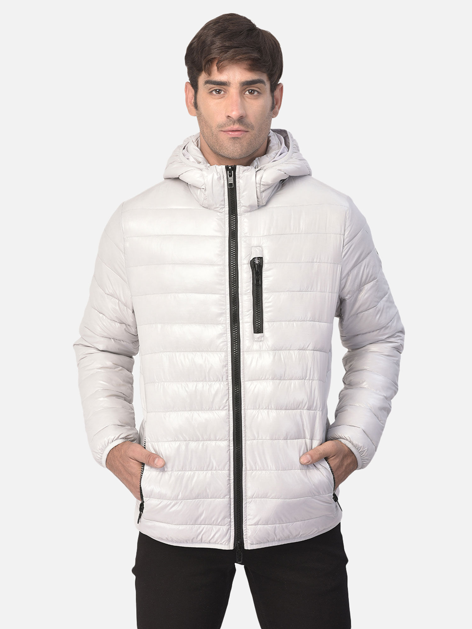 Buy WOODS Silver Jacket Online
