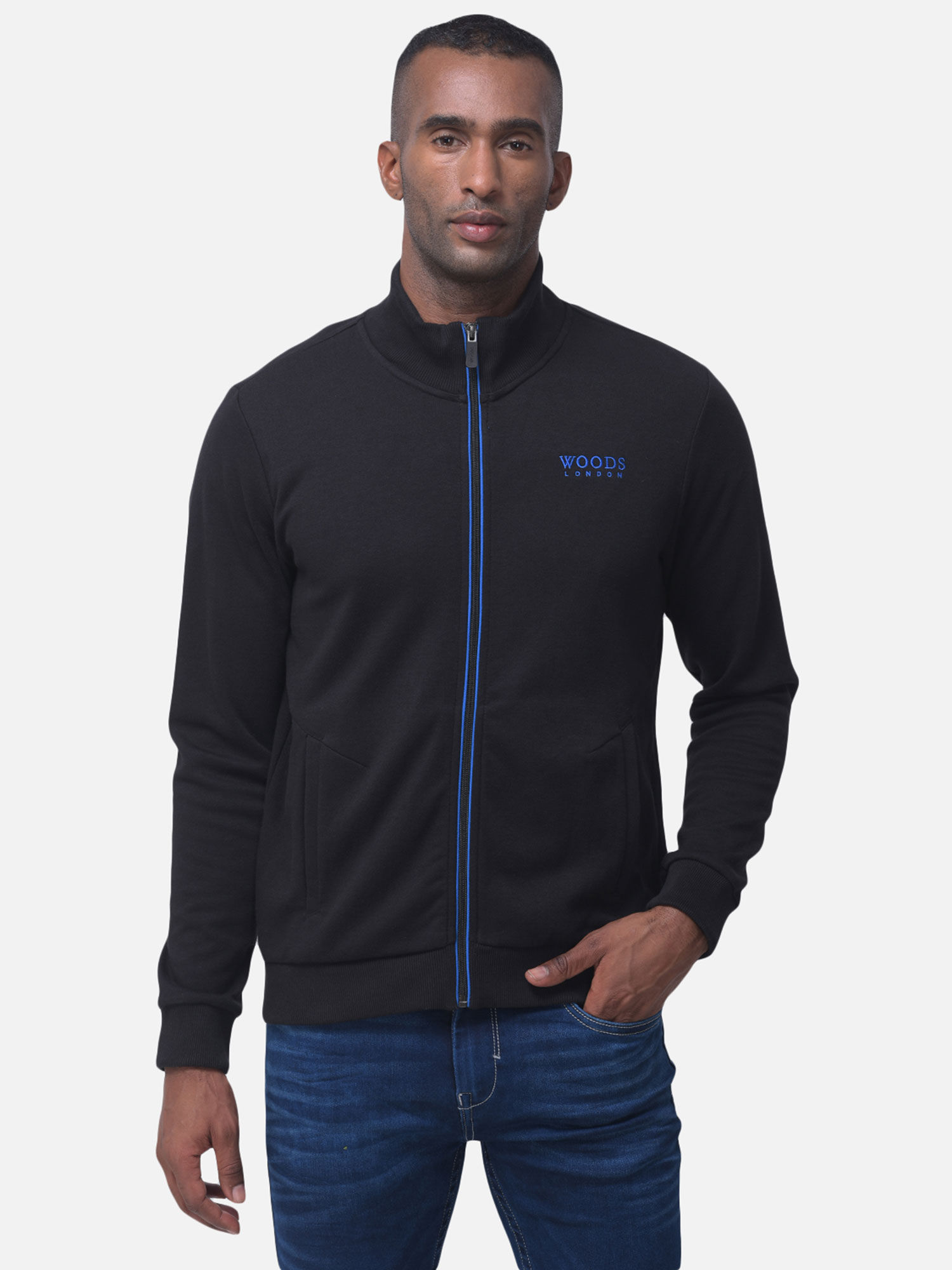 Buy WOODS Black Sweatshirt Online