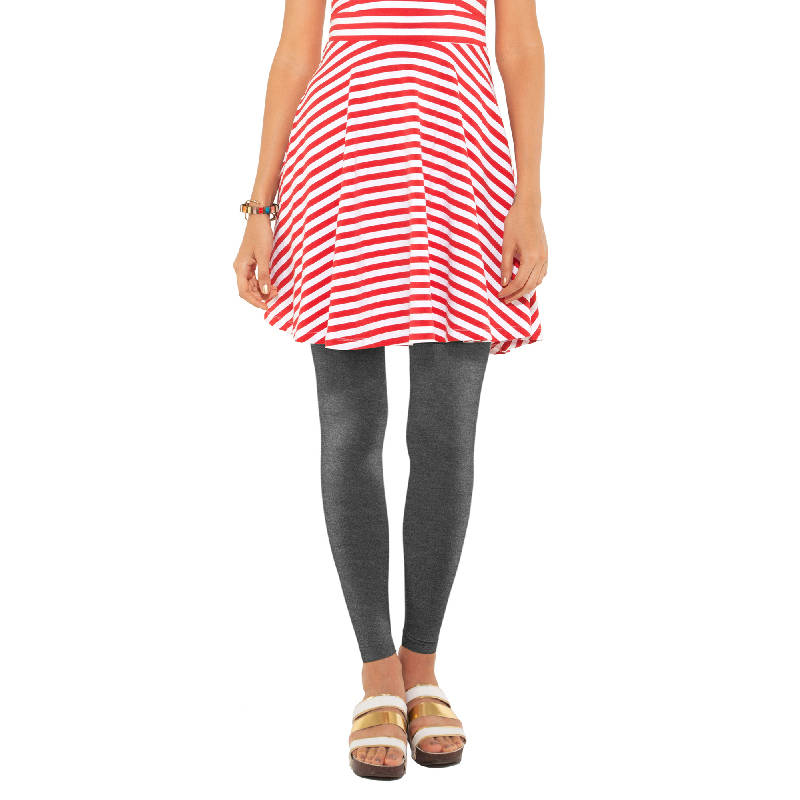 Buy Go Colors Antra Melange Leggings (M) Online