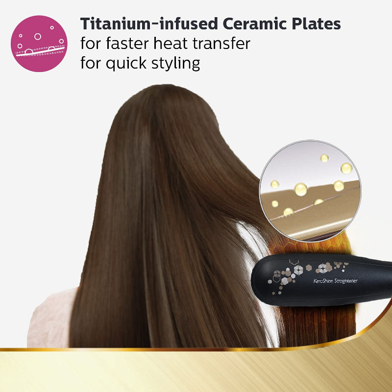 Philips hair straightener ceramic plates hotsell