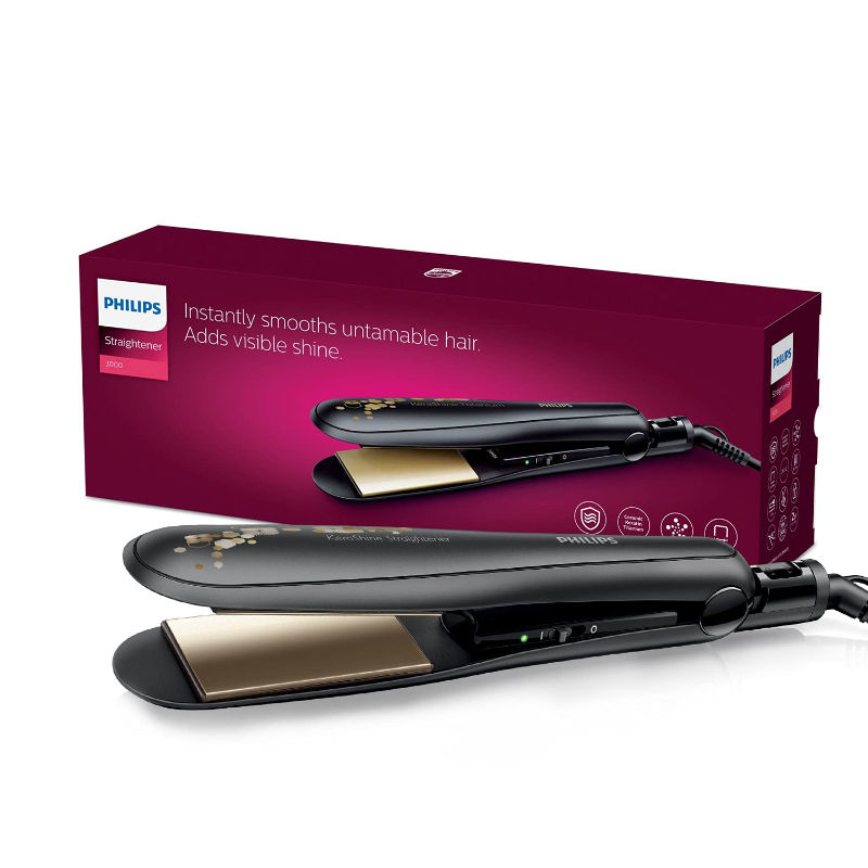 Buy Philips BHS736 00 Kerashine Titanium Wide Plate Straightener With Silk Protect Technology Online
