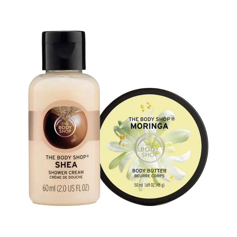 The Body Shop Shea Shower Gel & Moringa Body Butter Buy The Body Shop