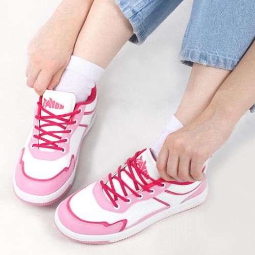 ZAYDN Ivy Blossom Pink Womens Casual Sneakers (UK 8)