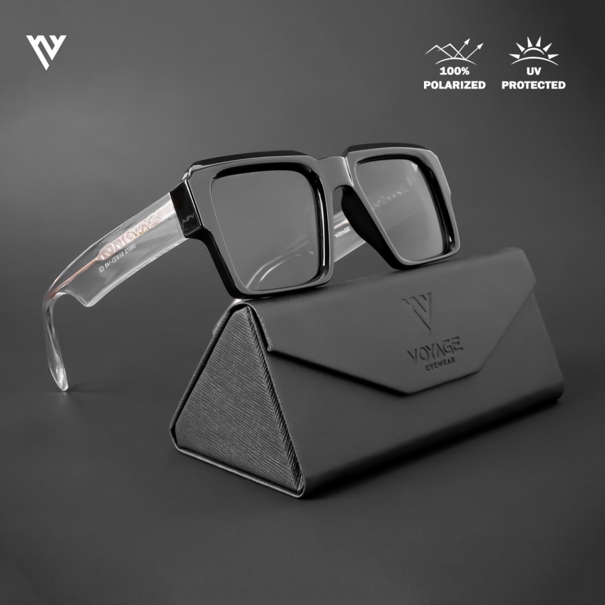 Voyage Full Rim Wayfarer Sunglasses with Polarised and UV Protected Lens  1266MG4147 - Price History
