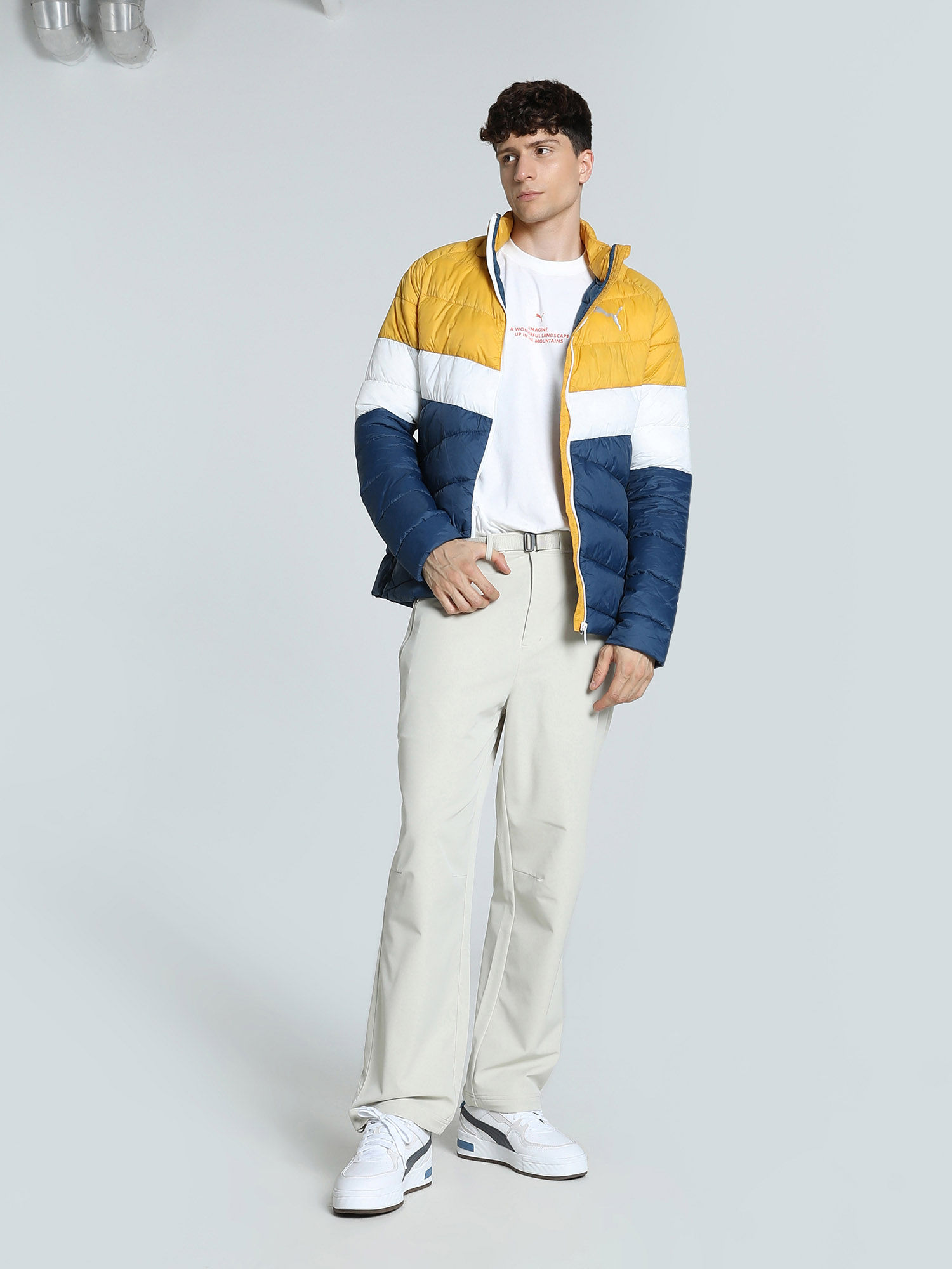 Buy Puma Colorblock Mens Multi-Colour Insulated Jacket Online