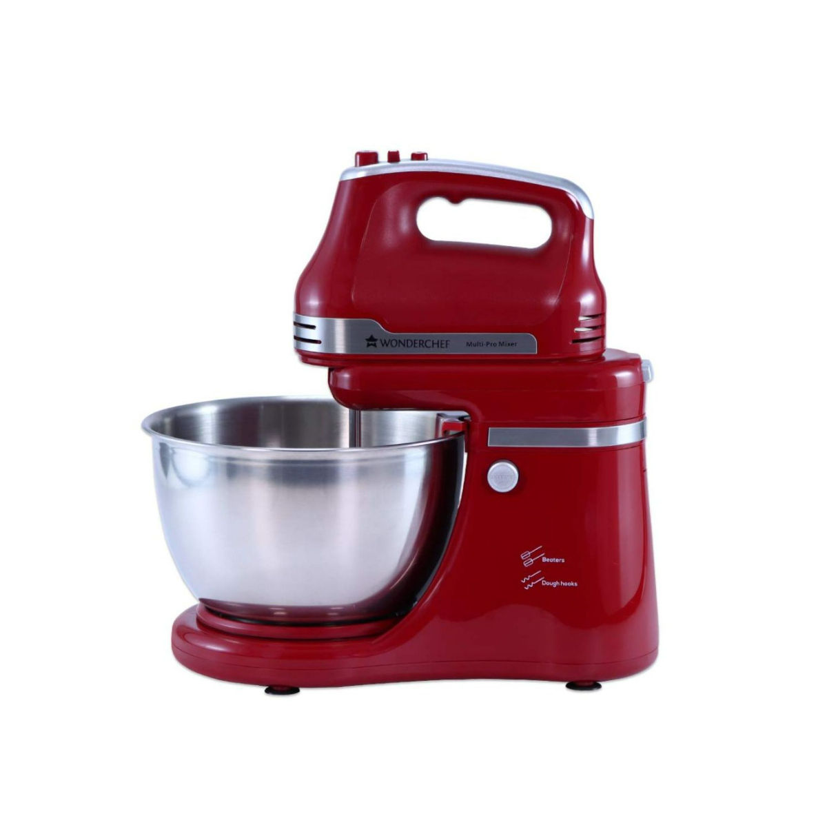 Wonderchef Stand Mixer 300W Beater And Dough Kneader Crimson Edge 3