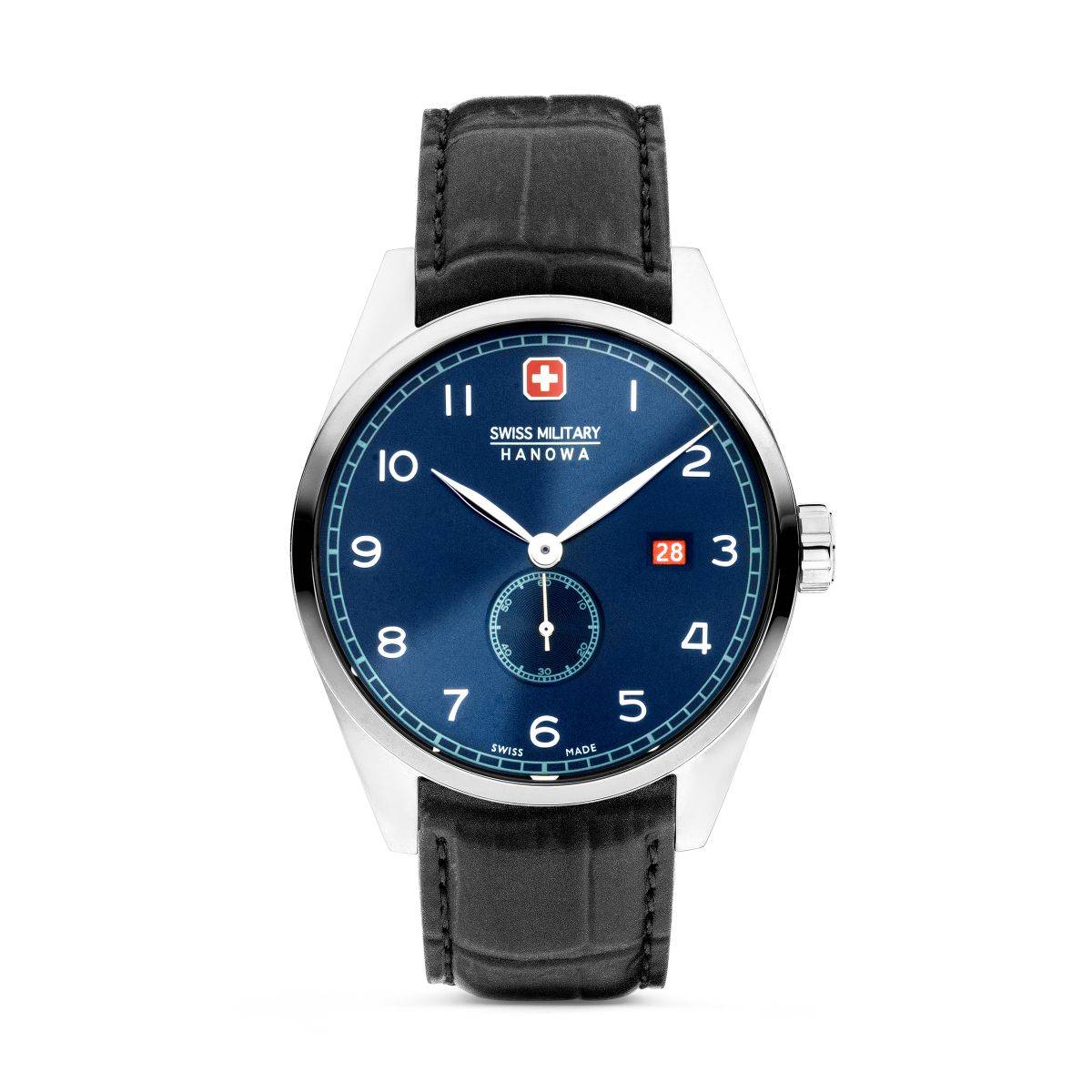 Swiss Military Hanowa AFTERBURN GMT Round Blue Dial Quartz Watch For Men -SMWGB0000701 (M)