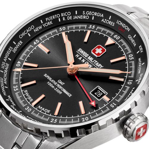 Swiss Military Hanowa 10080j Swiss Military Hanowa Round Black
