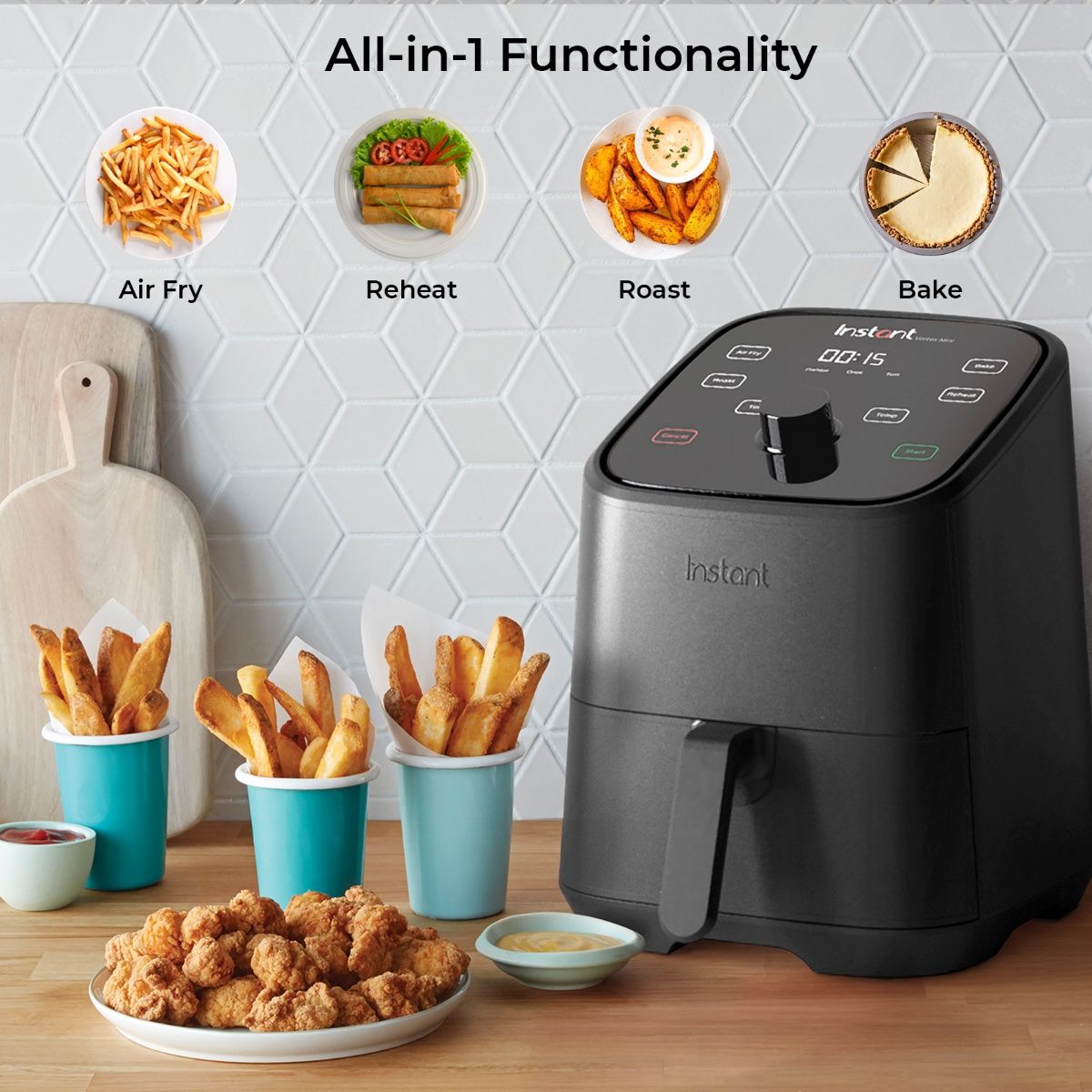 Buy Instant Pot Vortex Air Fryer Plus 2 Qt(Free Size) Online