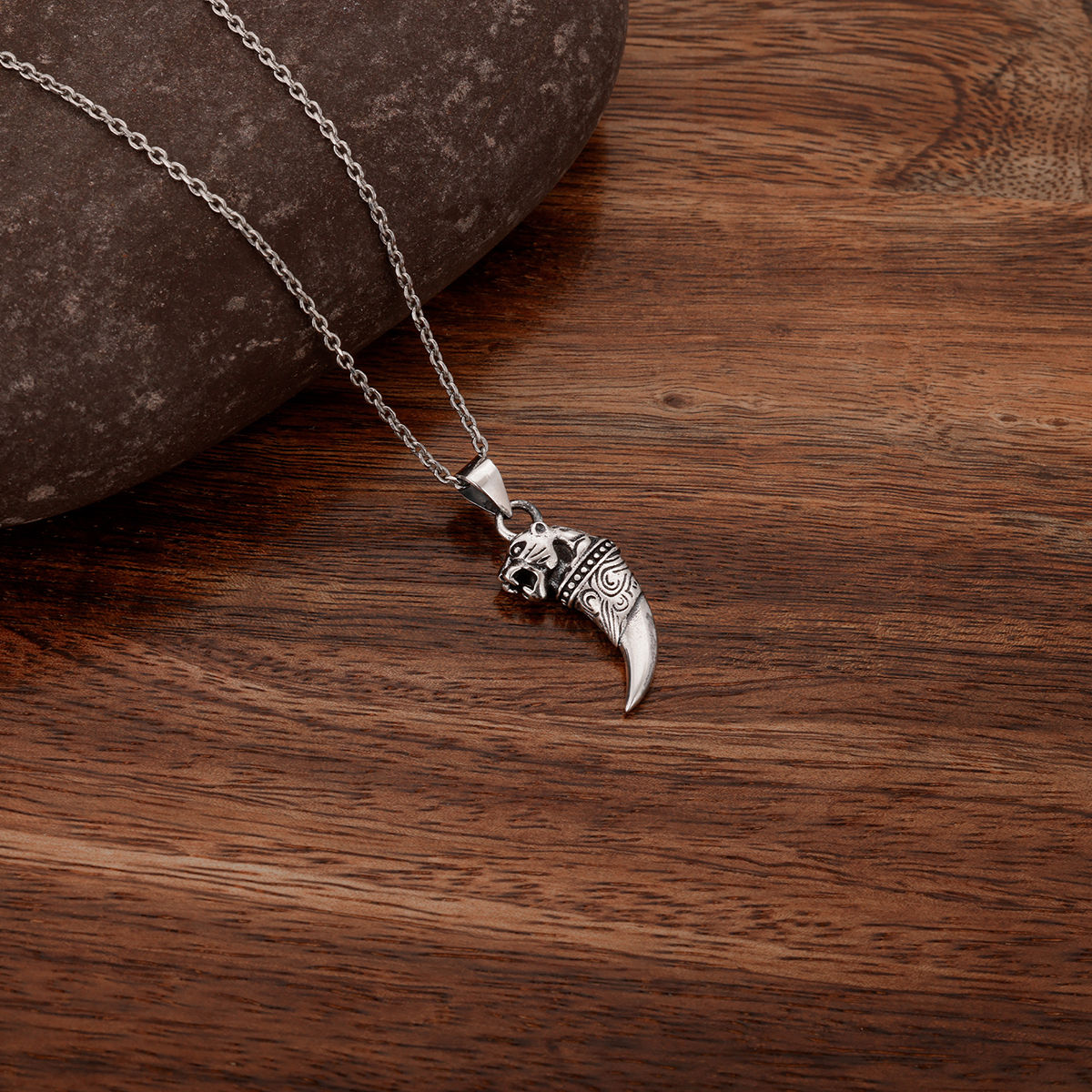 Leopard on sale tooth necklace