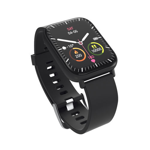 Portronics Kronos Y1 Bluetooth Calling Smart Watch, Full Touch Screen  (Z Black)