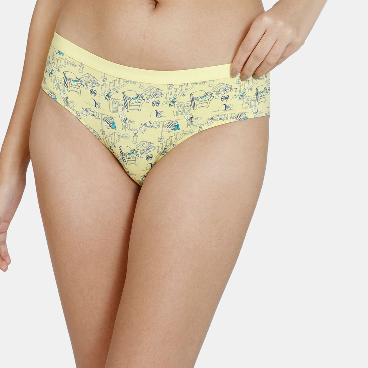 Buy Zivame Tom & Jerry Low Rise Full Coverage Bikini Panty - Clearwater at  Rs.225 online