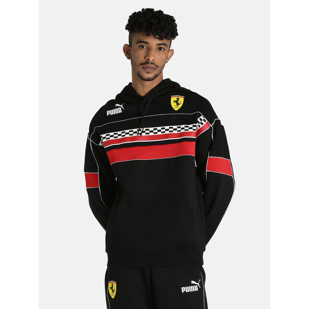 Buy Puma Ferrari Motorsport Race SDS Sweat Men Black Hoodie Online