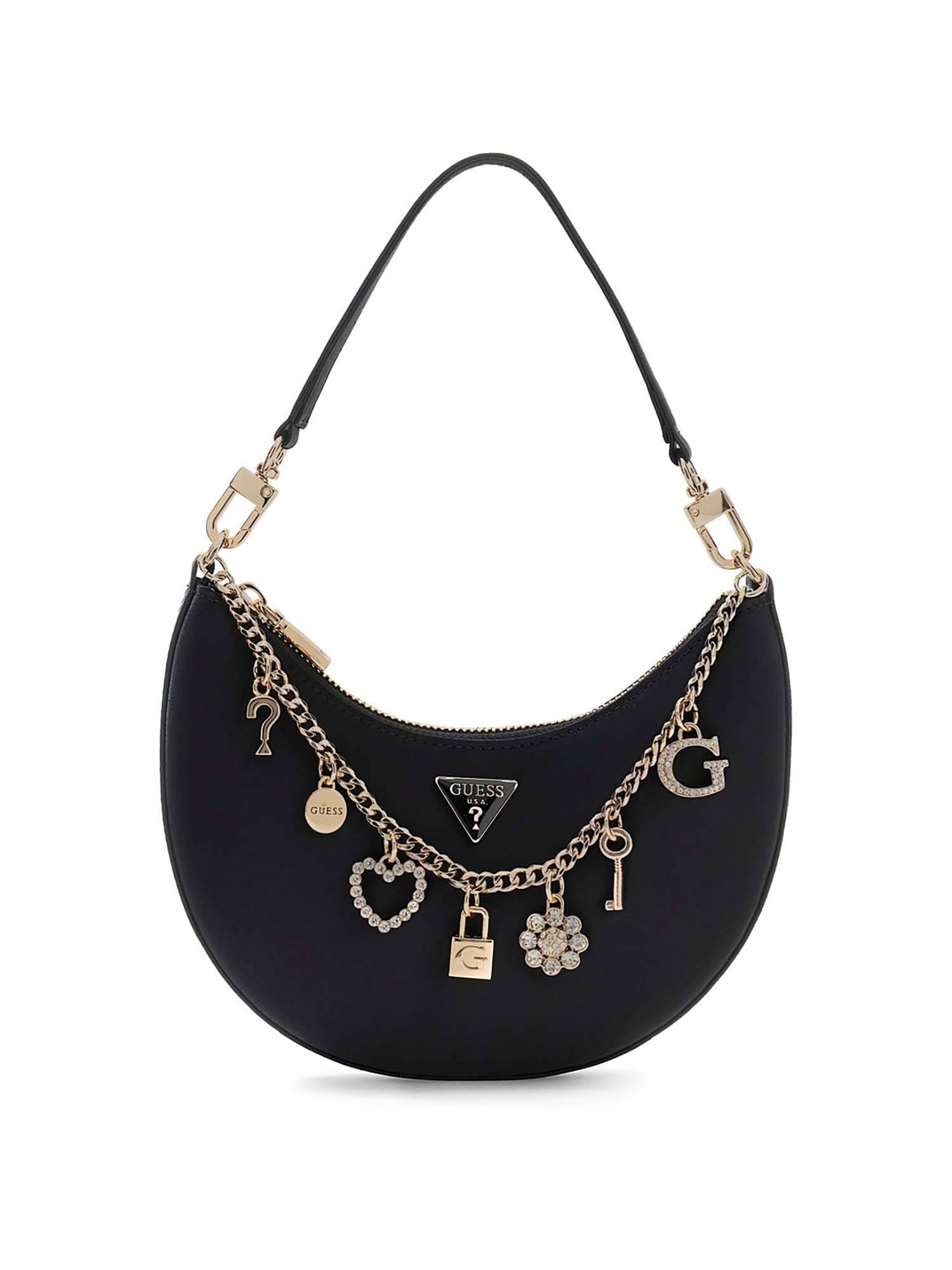 Guess Women Black Tasmin Shoulder Bag