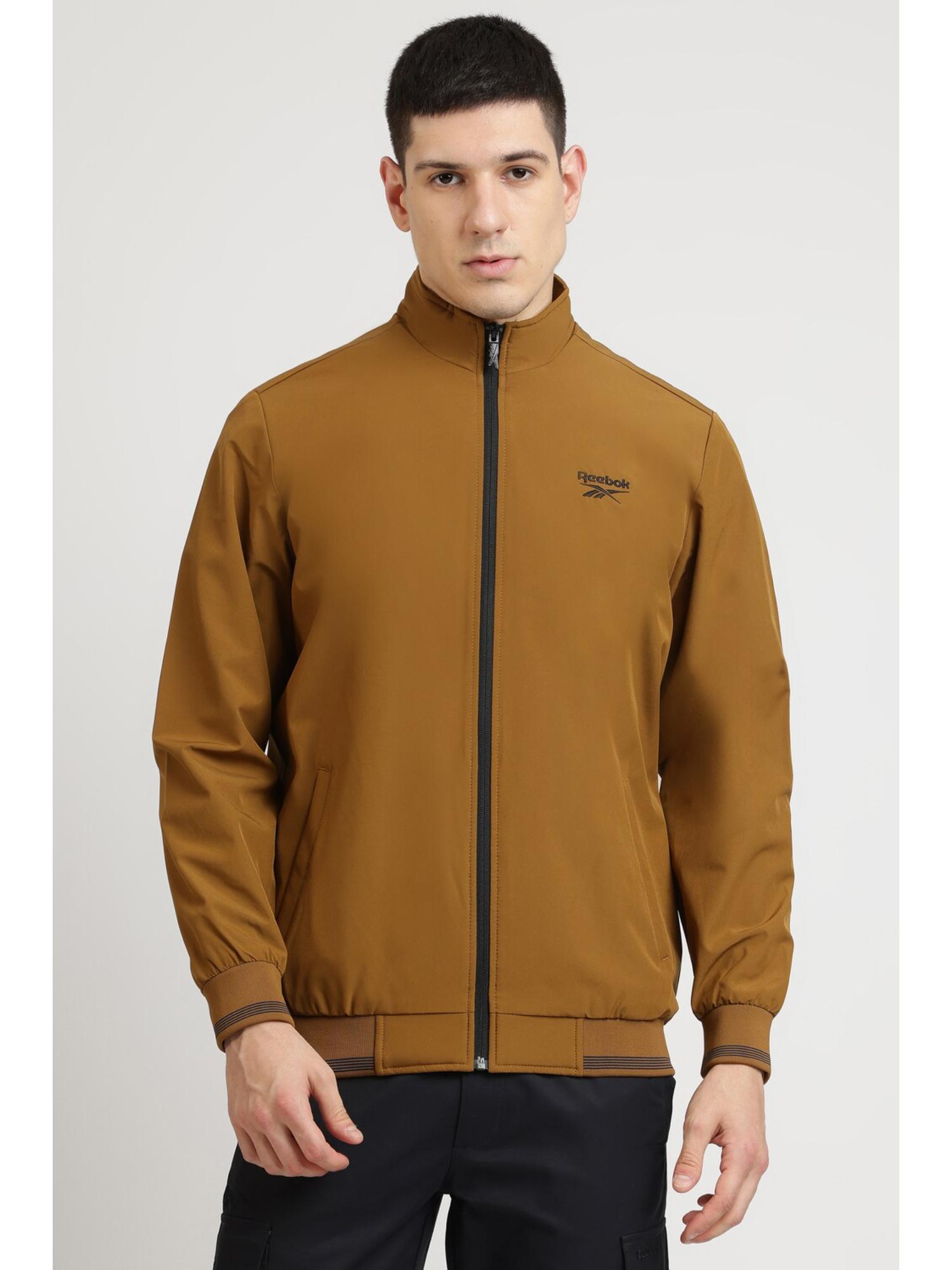 Buy Reebok Mens Solid Brown Jacket Online