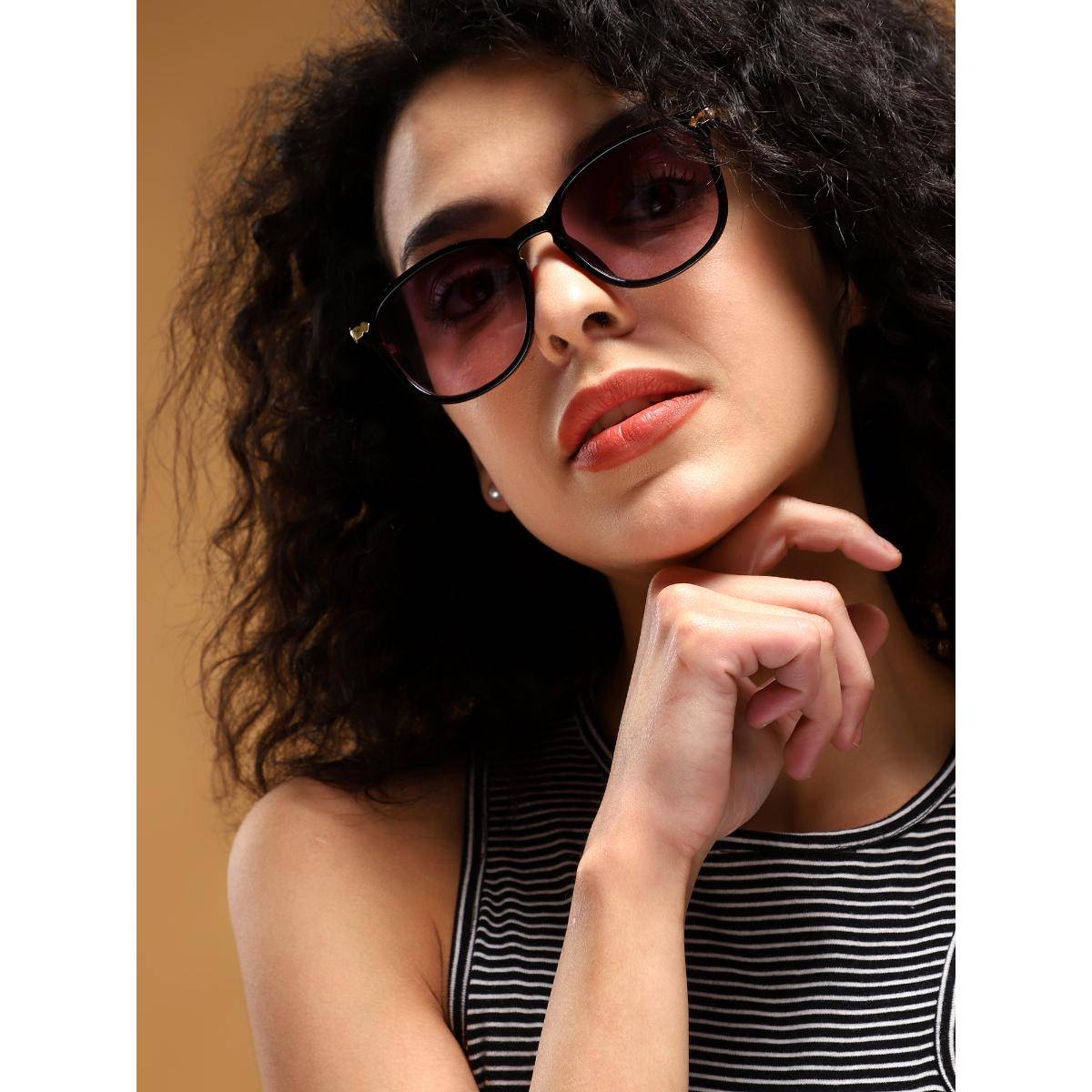 Voyage Red Wayfarer Sunglasses-A3046MG3185