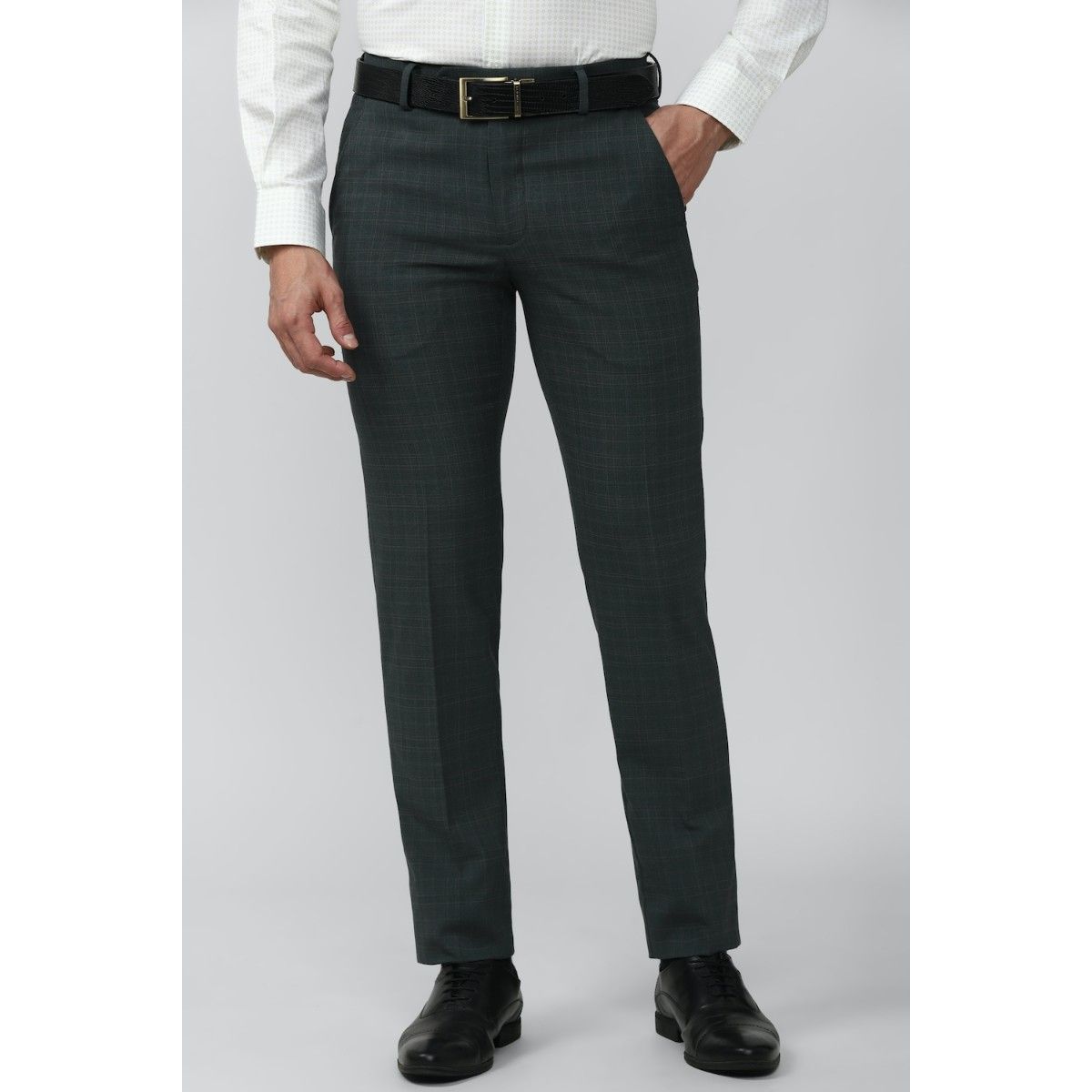 PETER ENGLAND Slim Fit Men Black Trousers - Buy PETER ENGLAND Slim Fit Men  Black Trousers Online at Best Prices in India | Flipkart.com
