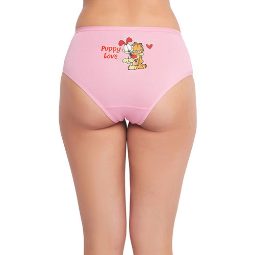 Buy Clovia Cotton Spandex Medium waist Outer elastic Hipster Panty