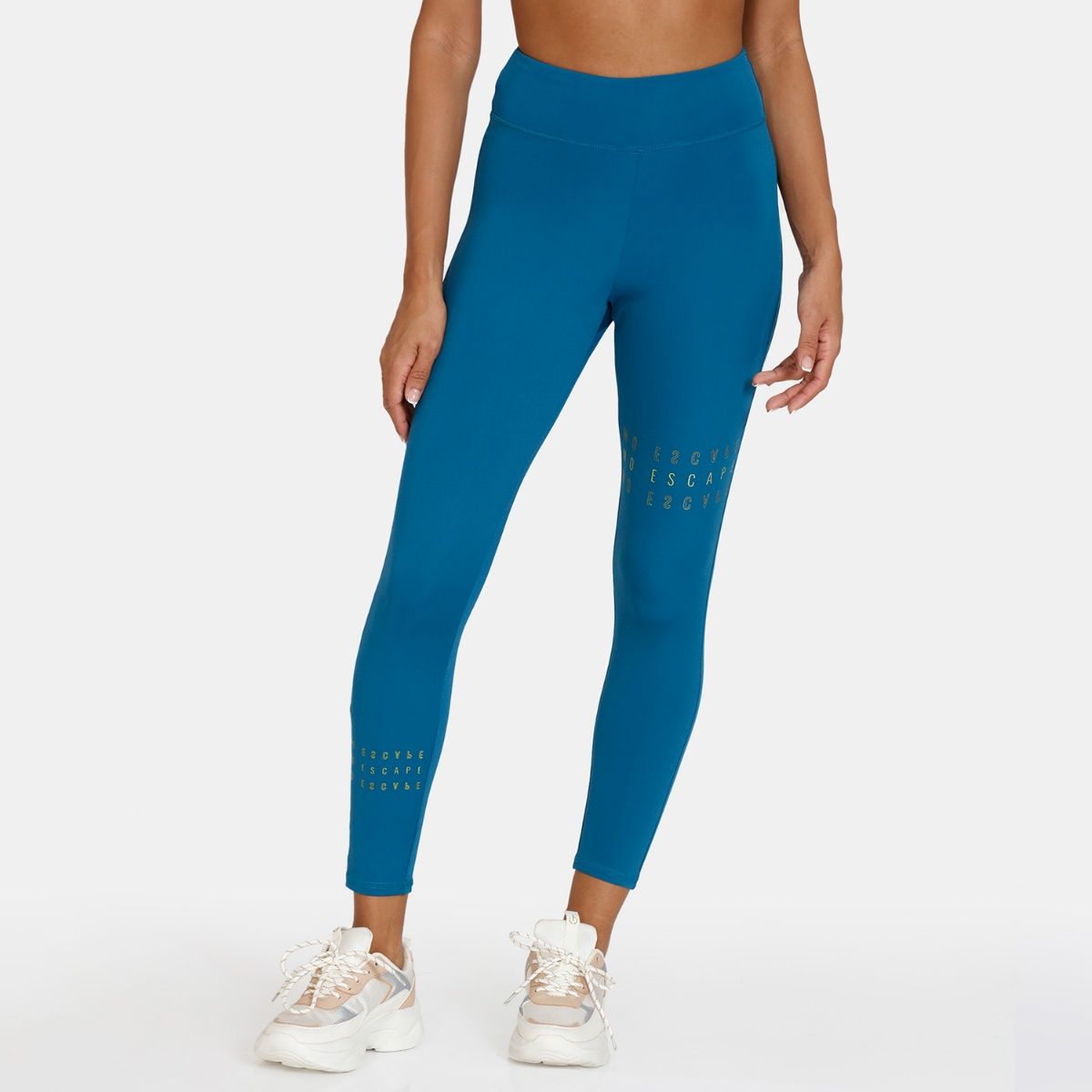 Women's Blue Workout Leggings