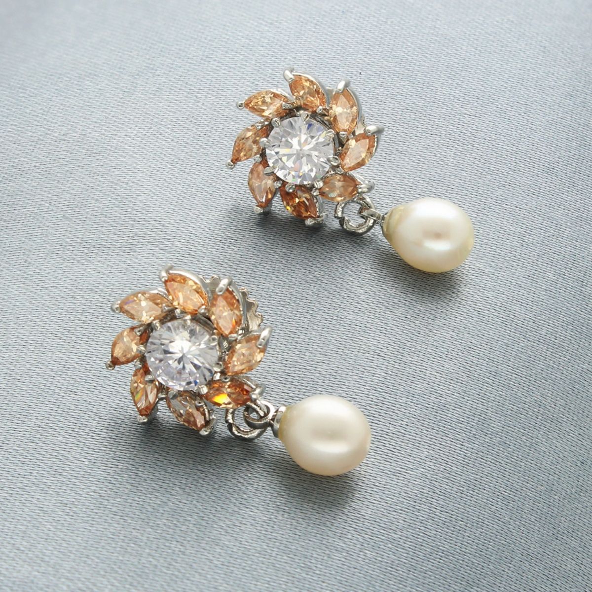 Jagdamba on sale pearls earrings