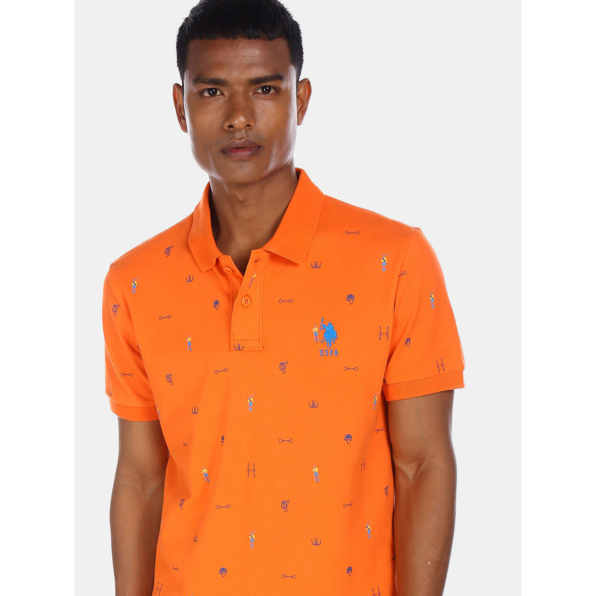 Us polo orange t shirt sale