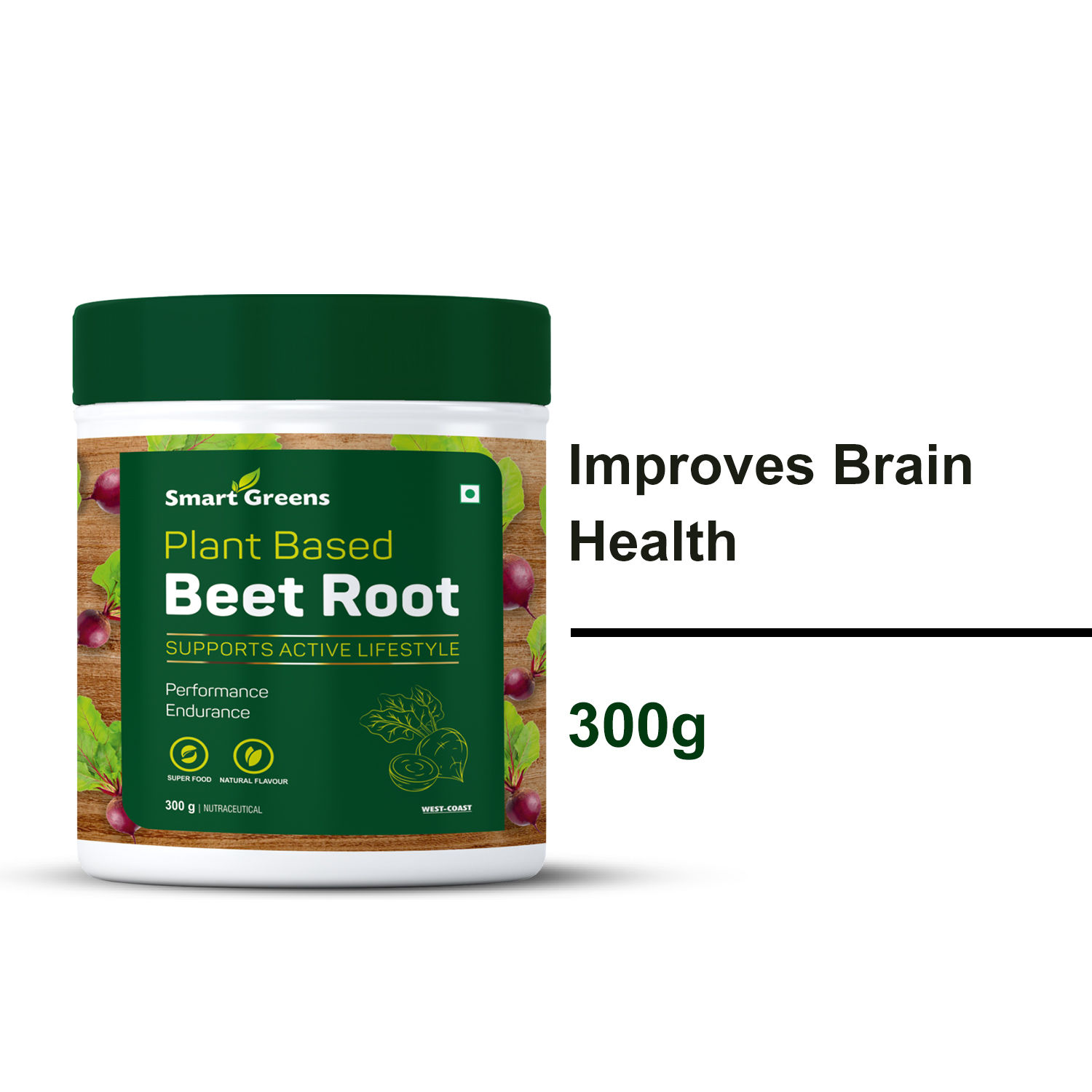 Smart Greens Plant Based Beet Root Powder