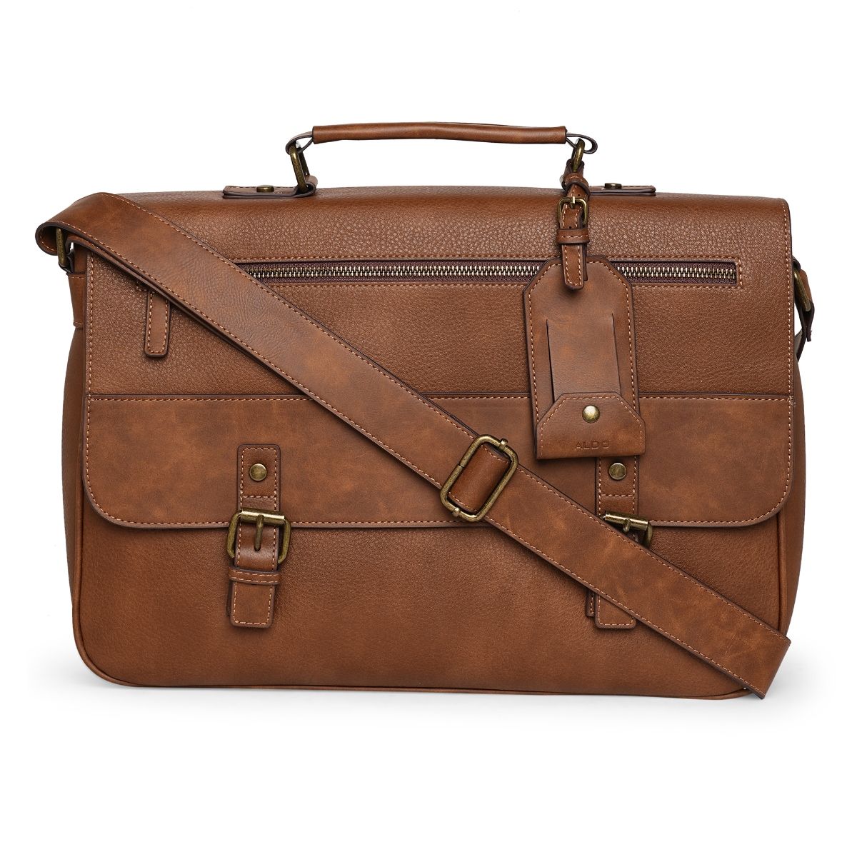 Buy Aldo PRIRATH220 Tan Synthetic Men Laptop Bag Online