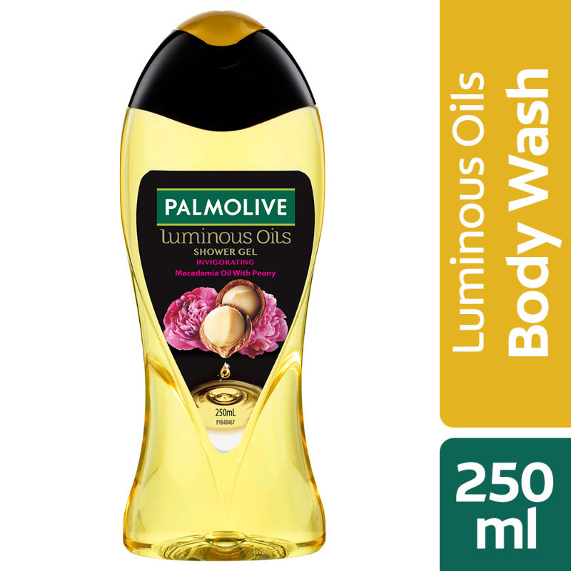 Palmolive Body Wash Luminous Oils Invigorating, Natural Macadamia Oil