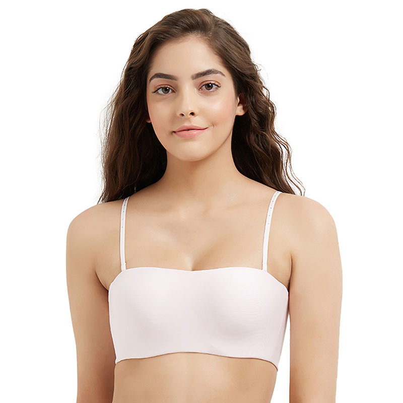 Wacoal Nylon Padded Underwired Strapless Bra -WB3B53 - Pink (32A)