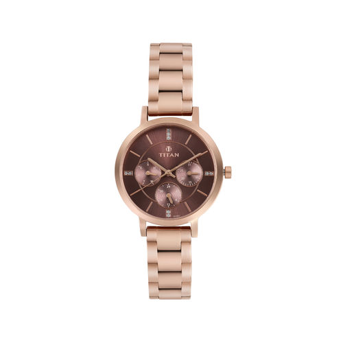Shop Titan Rose Gold Watches Online for Women