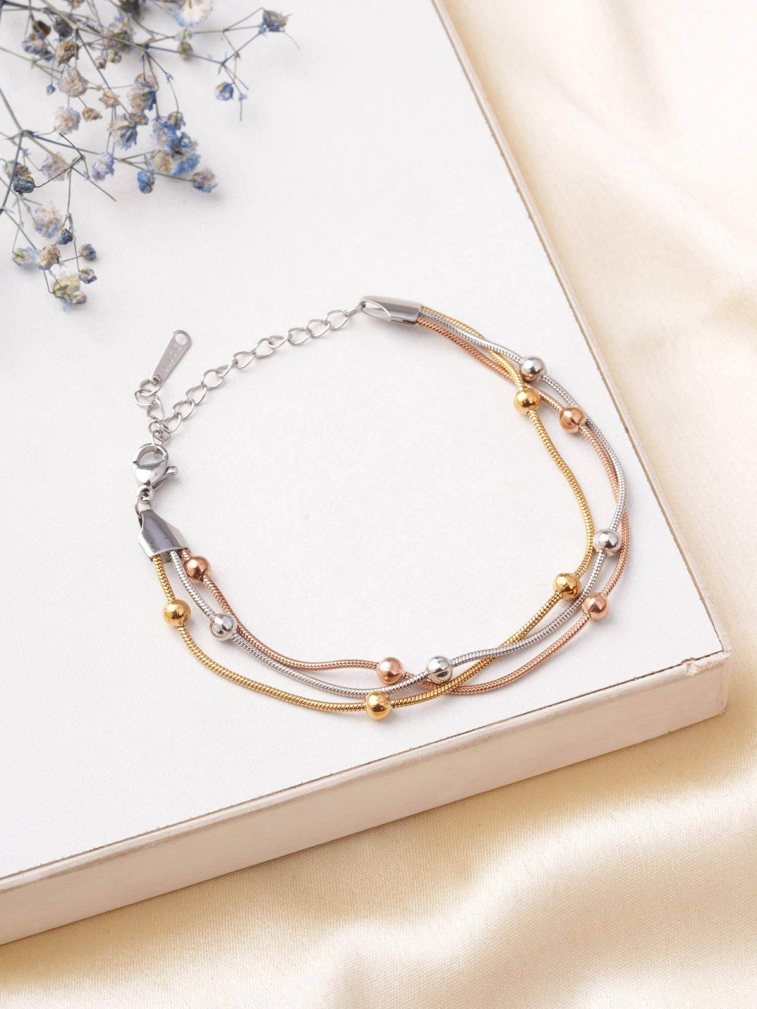 Palmonas Women Multi-Color Tone Beads Bracelet