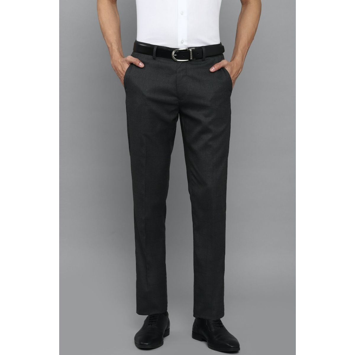 Buy Louis Philippe Black Trousers Online - 254748 | Louis Philippe