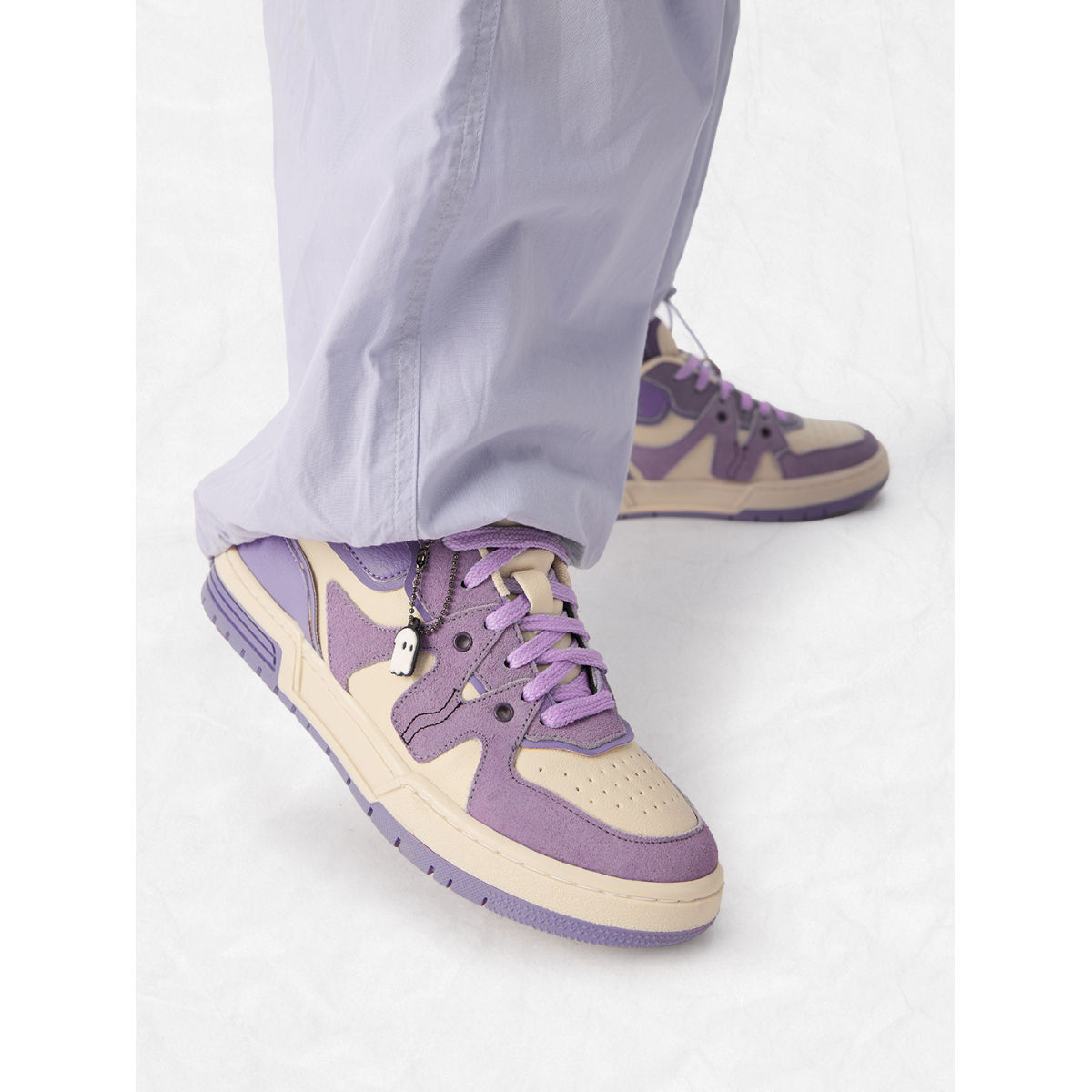 The Souled Store Originals : Lavender Frost Women Low Top Sneakers (UK 8)