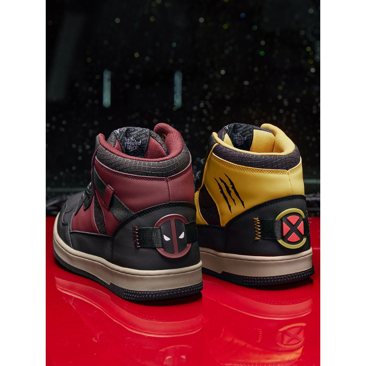 deadpool high top sneaker