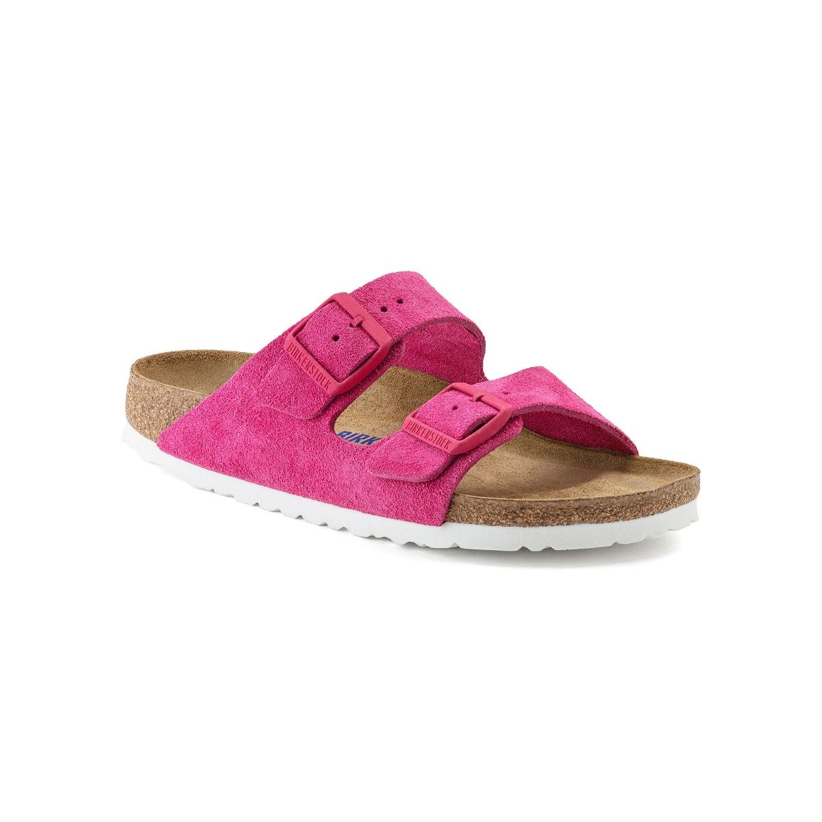 Birkenstock Arizona Soft Footbed Pink Narrow Womens Sliders EURO 35