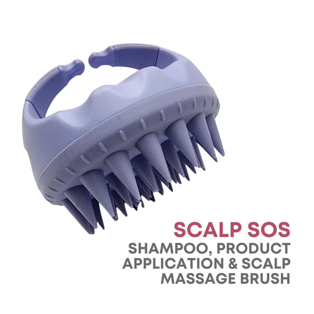 Alan Truman Scalp Sos Scalp Massage And Shampoo Brush Purple Buy Alan Truman Scalp Sos 