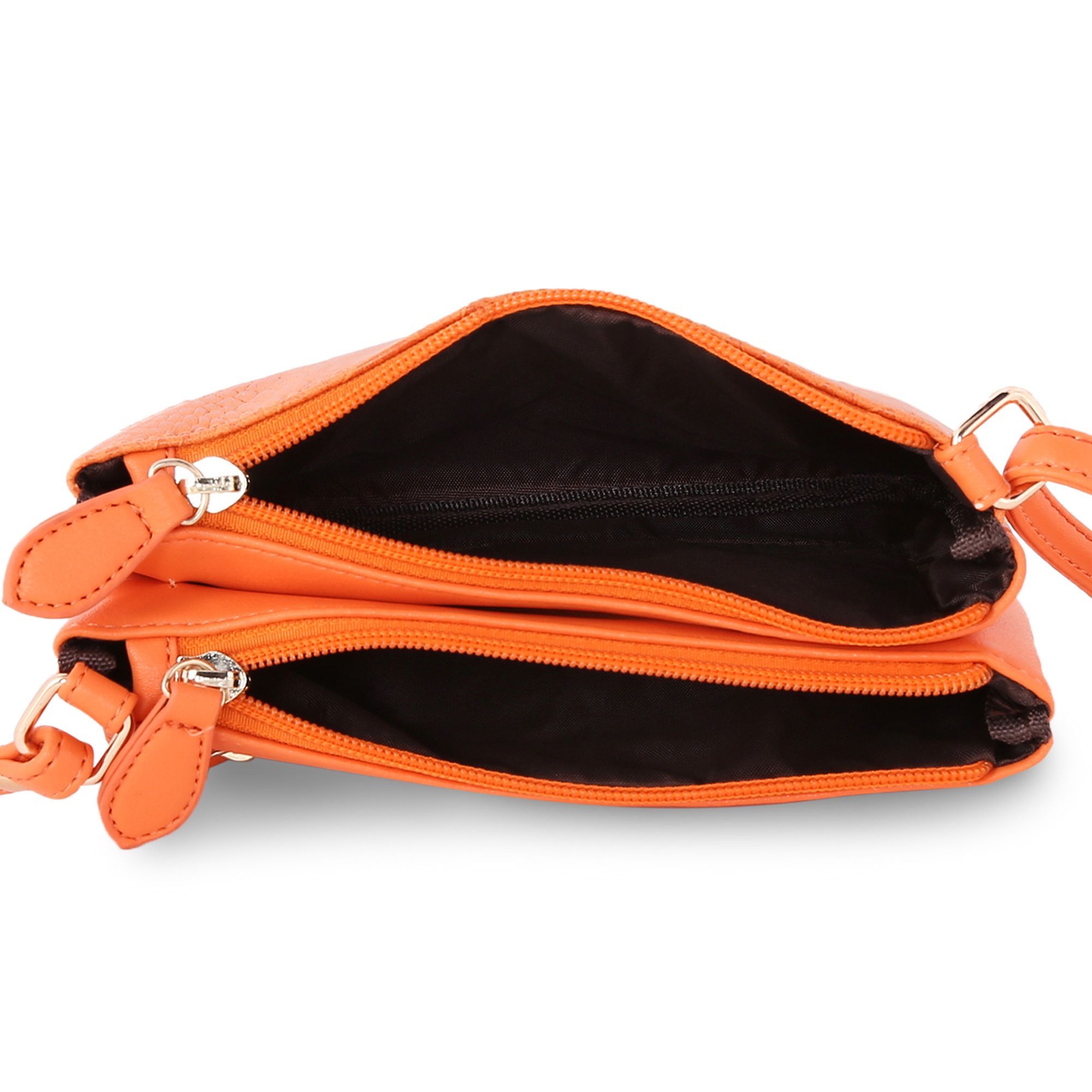 Lavie Orange Cetan Csb Hz Croco Sling Bag Buy Lavie Orange Cetan