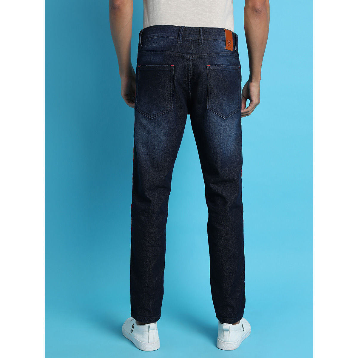 Side stripe clearance jeans mens online