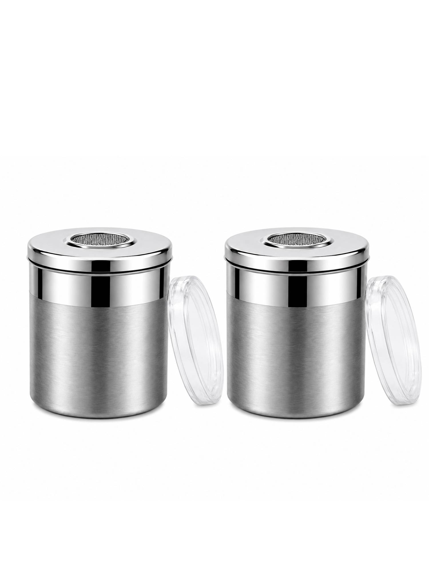 Culinex by thinKitchen 120ml Salt and Pepper Shaker Set, Fine Spice Dispenser (Pack of 2)