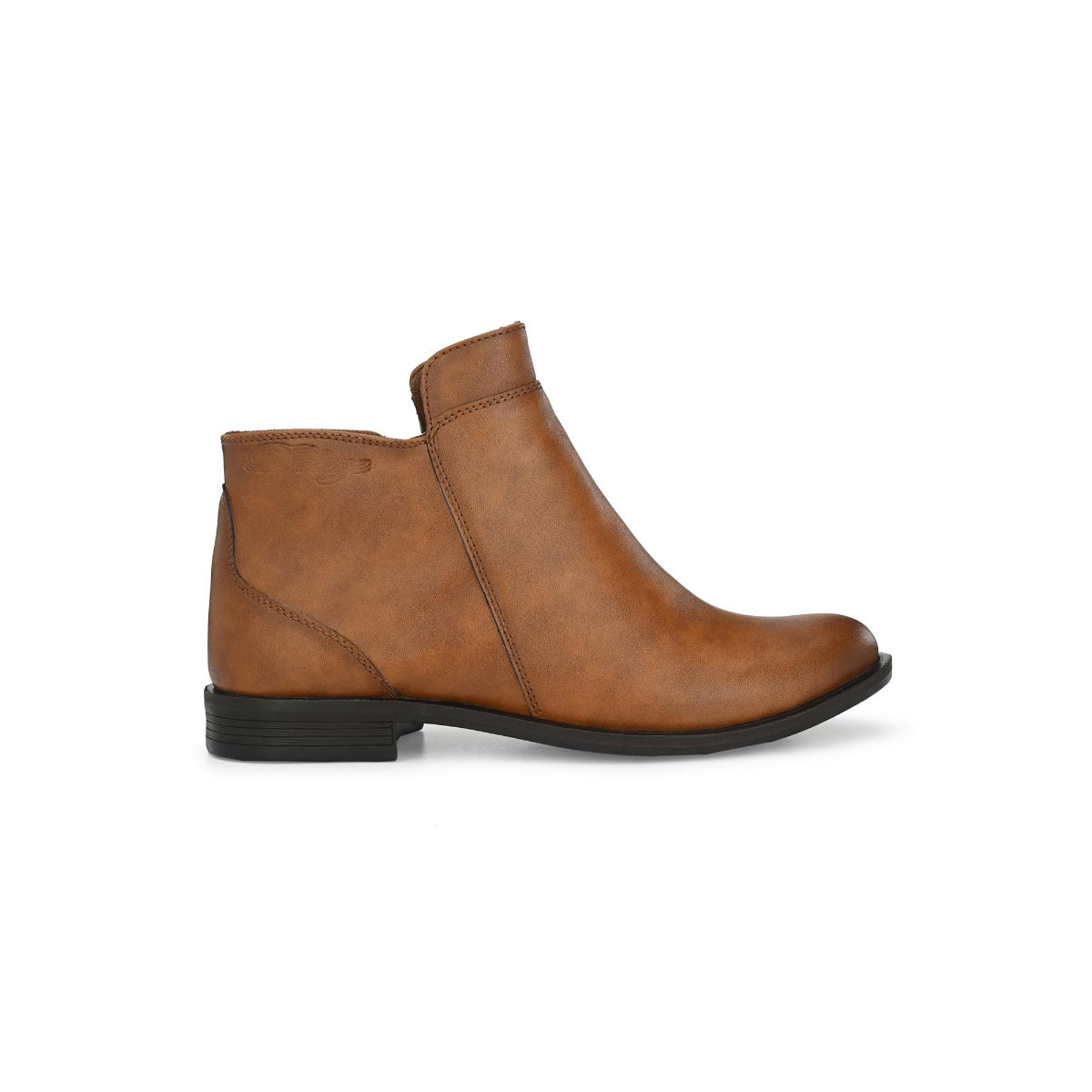 Flat hotsell tan booties