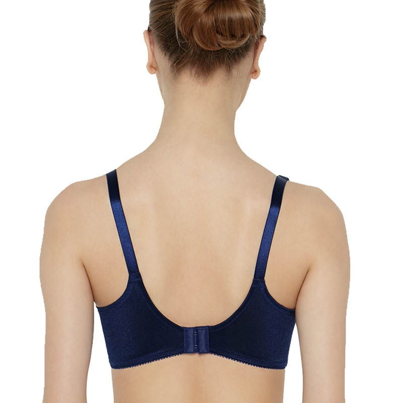 Triumph Blue Jolly Fit Deluxe N Non Padded Wirefree Bra