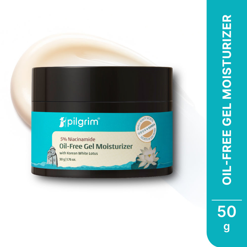 Pilgrim Oil-Free Gel Moisturiser with Hyaluronic Acid for Acne