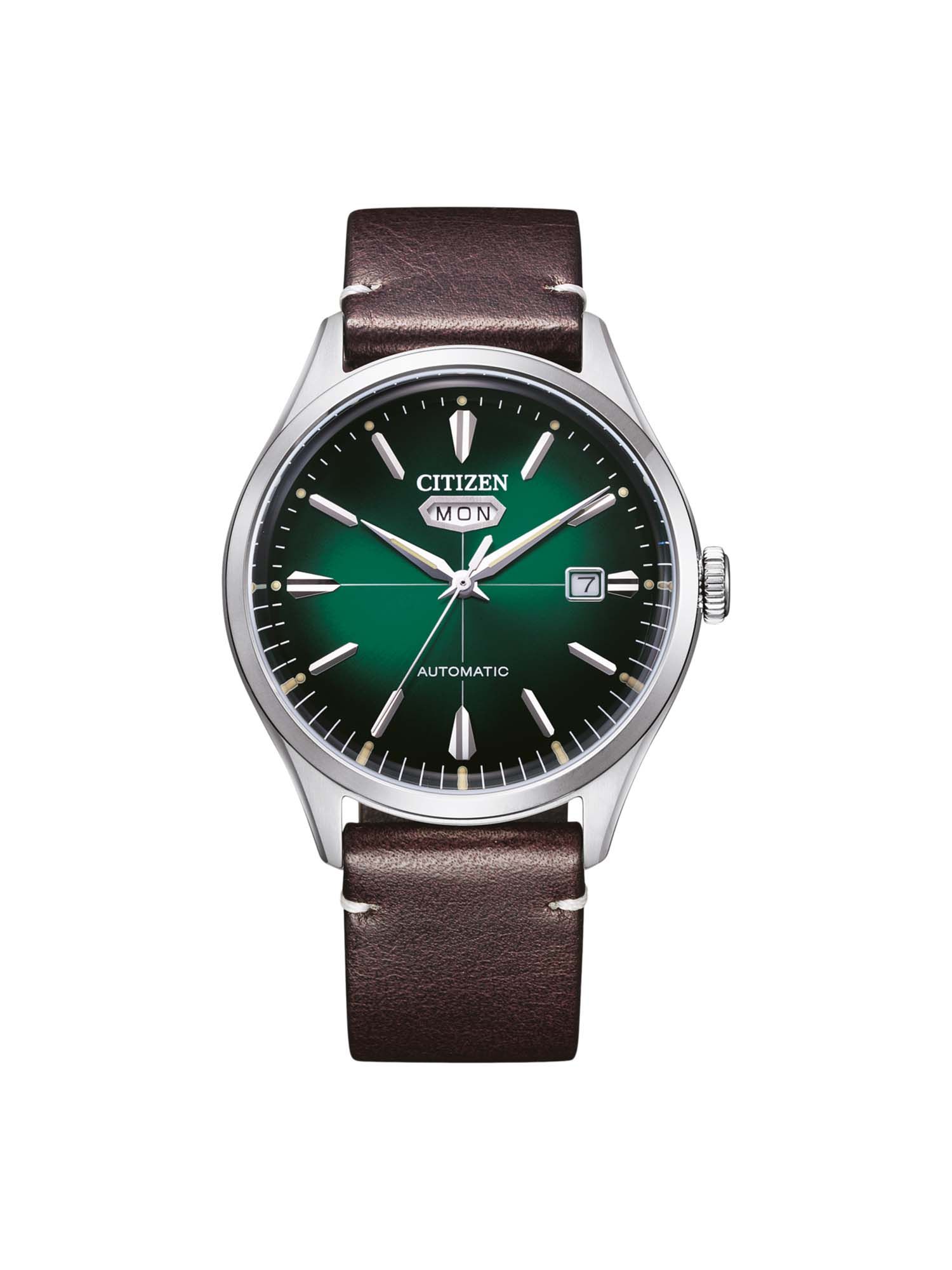 chic Buy Citizen Men Mechanical 4.2 Cm Green Dial Analog Watch-NH8390