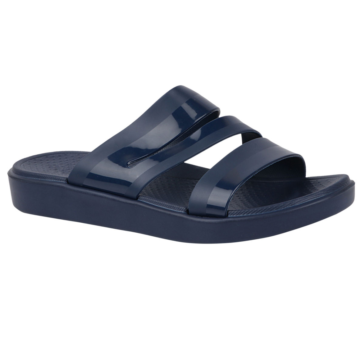 Navy blue sliders discount womens