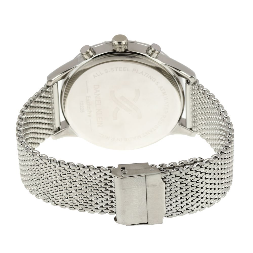 Buy Daniel Klein Exclusive Men Silver Watch Online