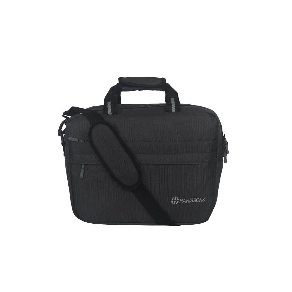 Harissons Grey Solid Messenger Bag