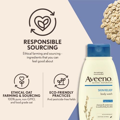 Aveeno Skin Relief Body Wash for Itchy, Dry Skin - Colloidal